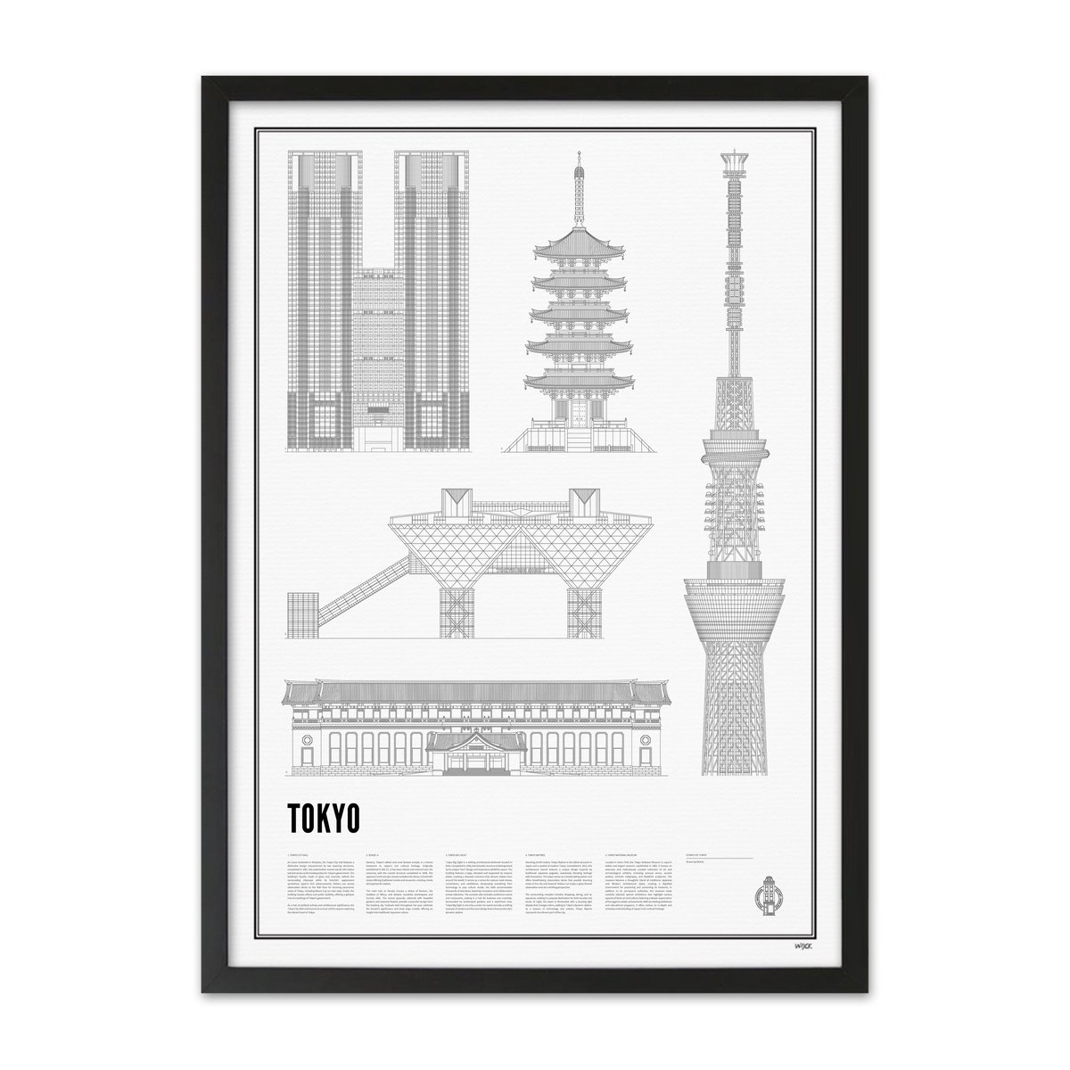 Poster of Iconics of Tokyo | WIJCK.
